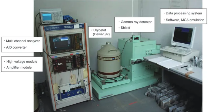 Fig. 1.   Overview of a gamma ray analysis system.