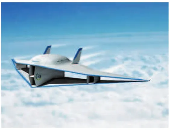 Figure 1.2 MISORA （Mitigated Sonic Boom Research Airplane）概念図