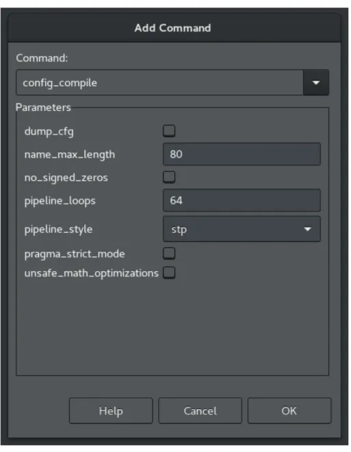 図 18: [Add Command] ダイアログ ボックス