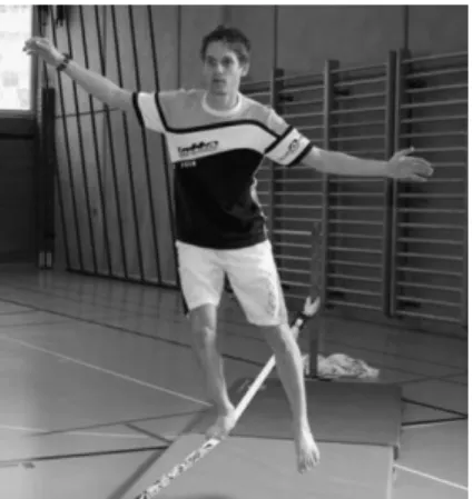 図  1    Slacklining  (Granacher,  Iten,  Roth,  &amp; 
