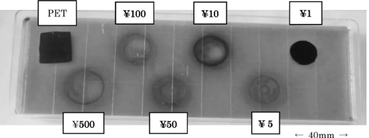 Fig. 5 Effects of coins on Salmonella growth.
