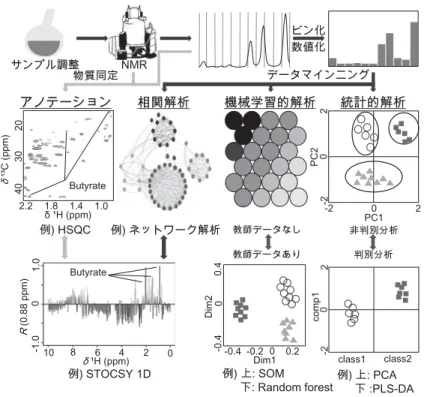図 3 ．多変量解析と物質同定