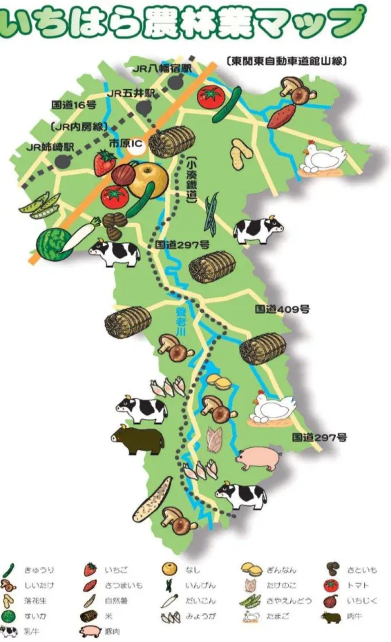 図 - 原 産地分 図