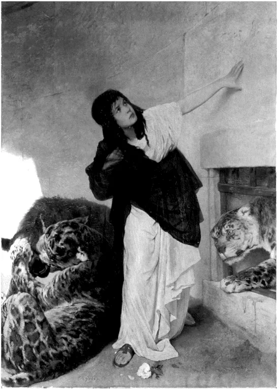 Fig. 1  “The Last Token: A Christian Martyr” by Gabriel Max (Austrian, 1840-1915).   