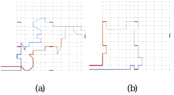 Fig. 10 The result of reducted STSP. The red edges  have the weight of 