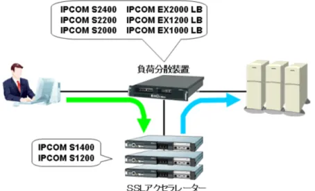 図 4-3. SSL アクセラレーターの導入例 -3