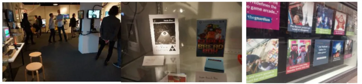 図 5-10  ナショナル・ビデオゲーム・アーケードの展示