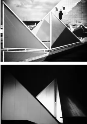 Fig. 1: Abu Ben Adam’s Vinyl Dream, a tetrahedron  sculpture from the Canadian pavilion at Expo ’70  Osaka, Japan 
