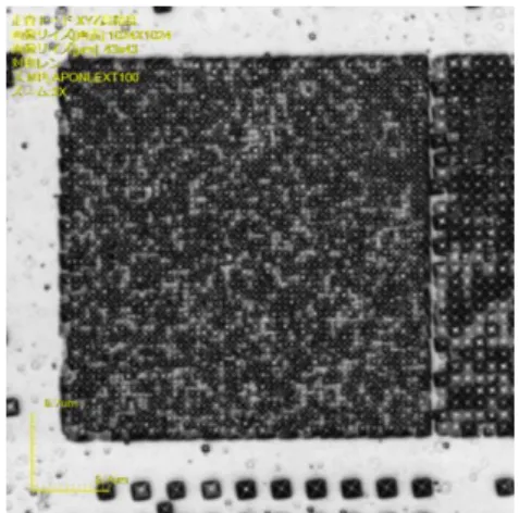 Fig. 4.3-1  規則配列ピラミッド形成へのエッチング時間の影響Ⅰ  SUN-X600 60 sec  エッチング 