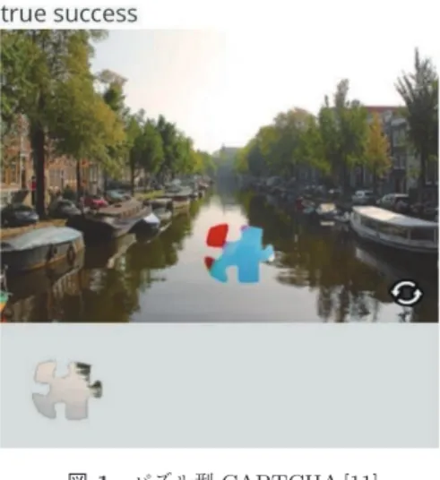 Fig. 1 Puzzle-style CAPTCHA.