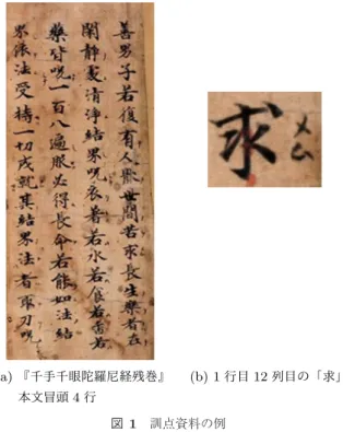 Fig. 1 Example of a document with reading marks.