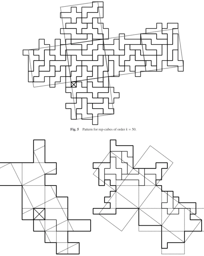 Fig. 5 Pattern for rep-cubes of order k = 50.