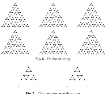 Fig. 5 Variables for rotation symmetric tilings.