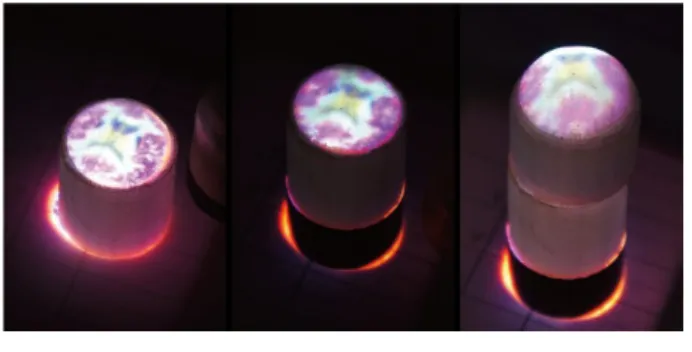 Fig. 9 Example of the reduction of visibility on slant surfaces.