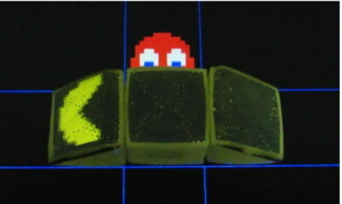 Fig. 11 CG characters moving upon an overpass built by Fi- Fi-cons.