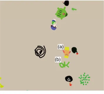 図 13 ロボット対戦の画面