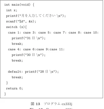 図 12 プログラム ex140 Fig. 12 Program ex140.