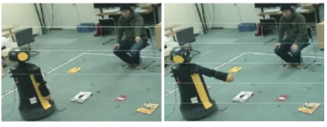 図 3 実験の様子 Fig. 3 Images in the experiment.