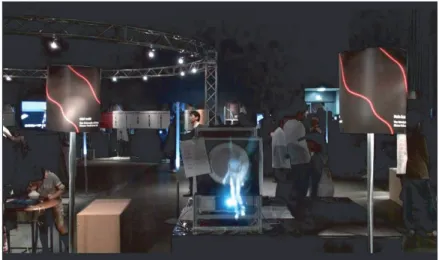 図 14 デモの光景 Fig. 14 View of demonstration.