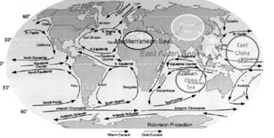 Fig. 1  Major world oceans and currents 