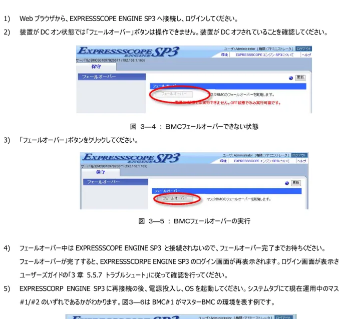 図  ３―６  :マスターＢＭＣの確認 