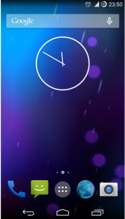 図 3.2 Cyanogenmod11  「 kitkat 」のメニュー画面