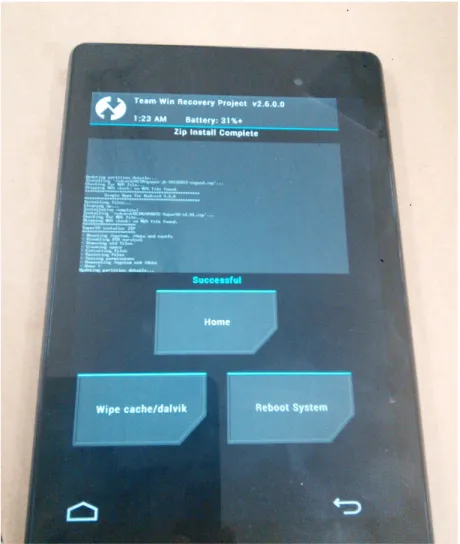 図 4.7    SuperSU インストール画面