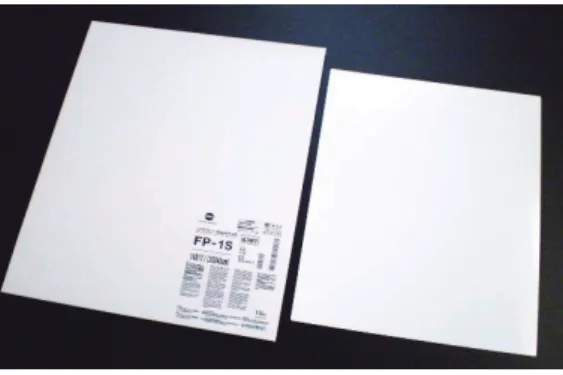 Fig. 7  FP-1S: a new flexible stimulable phosphor plate.