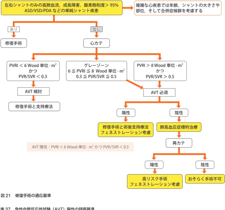 図 21  修復手術の適応基準