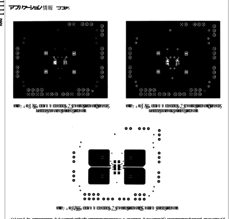 FIGURE 5.   Recommended PC board layout: Inner  Layer ground plane layout