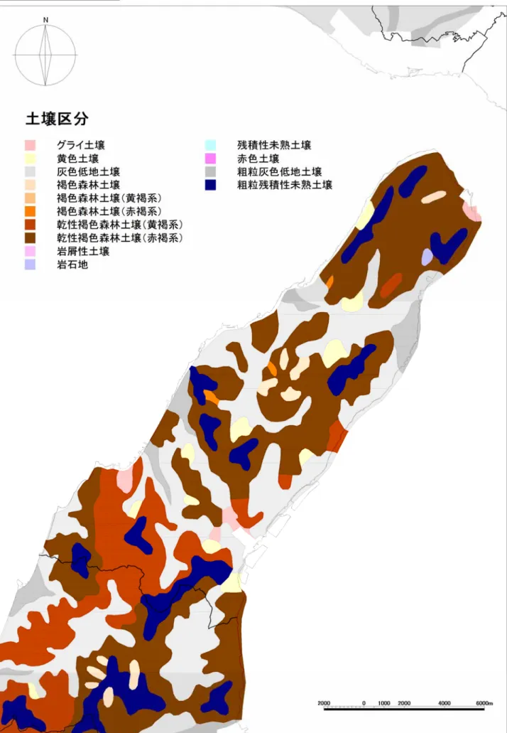 図 1-1-5  淡路市の土壌図   