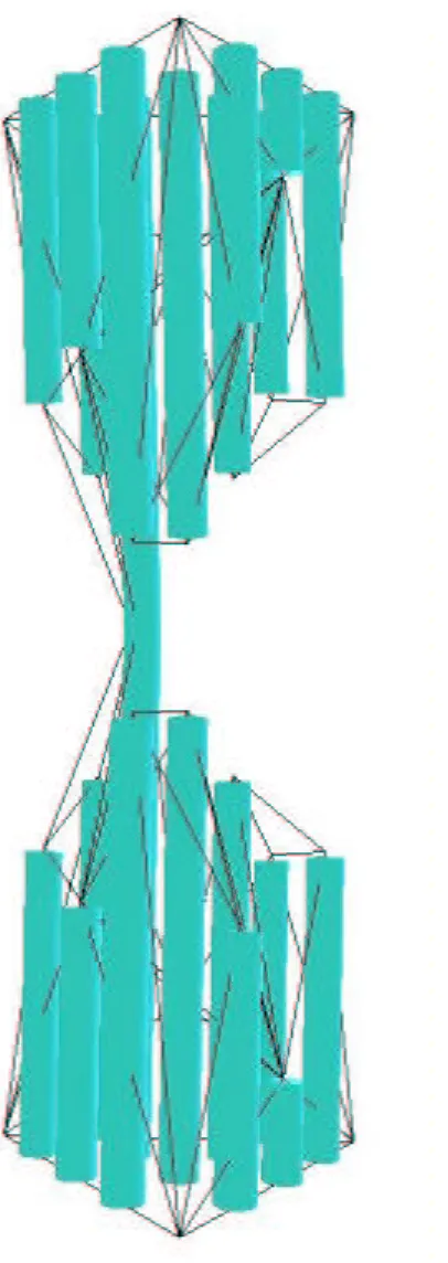 図 3.19: ギャスケットを用いて配置した円柱オブジェクト