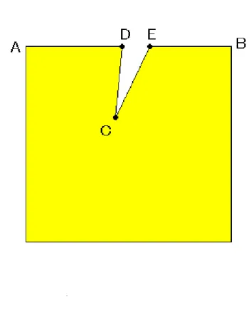 図 3.3: 頂点を移動して切れ込み部分を完成させる