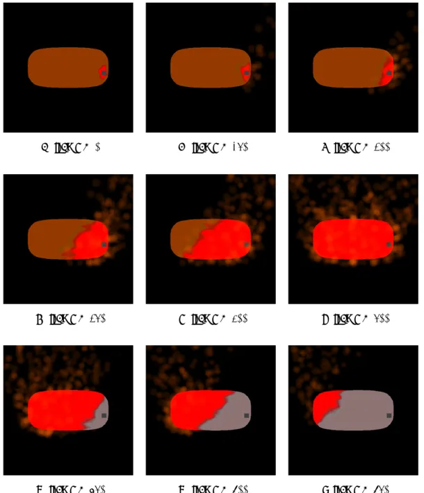 図 4.1: 単独のブロック固体の実行画面