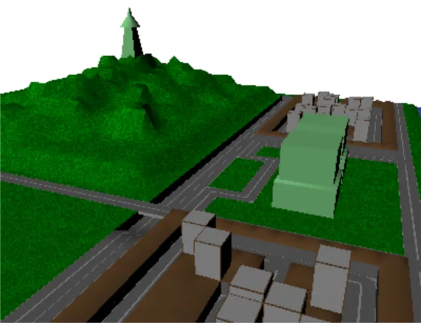 図 2.4: Lambert の余弦定理を使用して描画 H (P 1 ) = (F (P 1r ) + F (P 1g ) + F (P 1b )) 3 (2.3) F (P 1 ) に対して色要素を足し、要素の数で割る。これにより輪郭線は白黒の濃 淡になる。本来輪郭線は黒で使うものだが、ここでは後の計算の為に濃淡のまま としてある。 2.2 スクリーントーンの選別 最初に陰影を付けないモデルの描画を行なう。Lambert の余弦定理を使用しな いが、テクスチャやマテリアルをそのまま描画するのではなく光の色