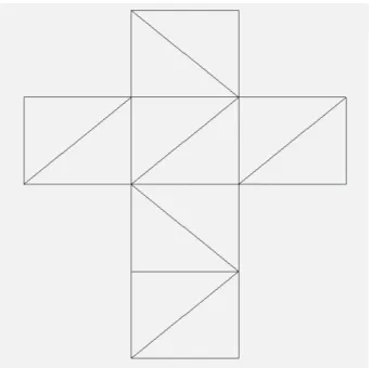 図 2.8: 切り開いた UV マップ