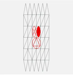 図 4.1: 直方体のモデル 図 4.2: 直方体のモデルのテクスチ ャ画像