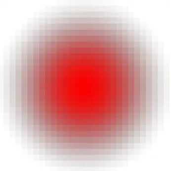 図 3.3: 生成された 1 枚のテクスチャの画像 このようにして生成したテクスチャを GPU のポイントスプライト機能を用い て、粒子の存在する位置にマッピングする。具体的には、ポイントスプライト機 能を用いて、粒子の存在する位置に正方形のポリゴンを生成し、それらのポリゴ ンに対し生成したテクスチャをマッピングする。この時に煙の拡散を表現するた め、テクスチャをマッピングする大きさ S とテクスチャをマッピングするポリゴ ンの不透明度 A を以下の式 (3.16) と式 (3.17) を用いて決定する。 