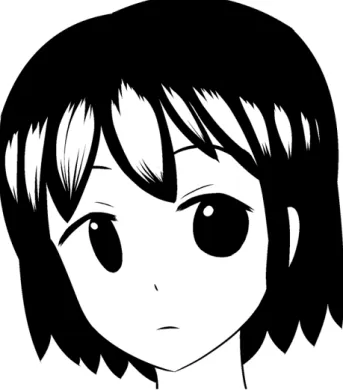 図 3.1: 被験者に見本として見せた画像 3.3 実験環境 全ての被験者は、こちら側で指定したパソコン、マウス、タブレットを使用し、 提案手法での画像合成には、ペイントツール SAI[22] を使用するものとした。一般 的手法では漫画制作ツール ComicStudio を使用するものとした。両手法ともにペ ンタブレット、マウスは被験者が使いやすい設定にし、下絵となるメイン画像は こちら側で用意した。 3.4 実験方法 一般的手法では、 ComicStudio のみで作業が完結する。下絵のメイン画像が新 規