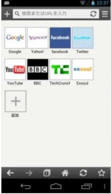 図 3.1 Exsoul Web Browser 図 3.2 Habit Browser