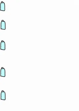 図 3.7 ヒトデの図形がない状態での瓶