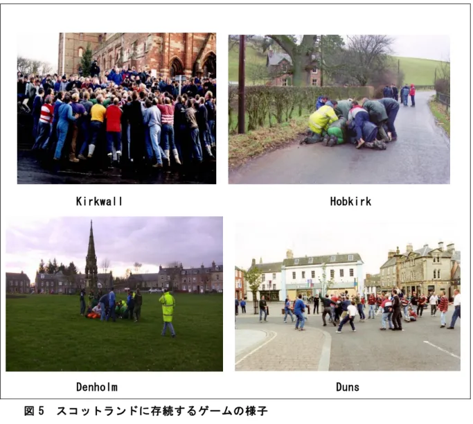 図 5  スコットランドに存続するゲームの様子 