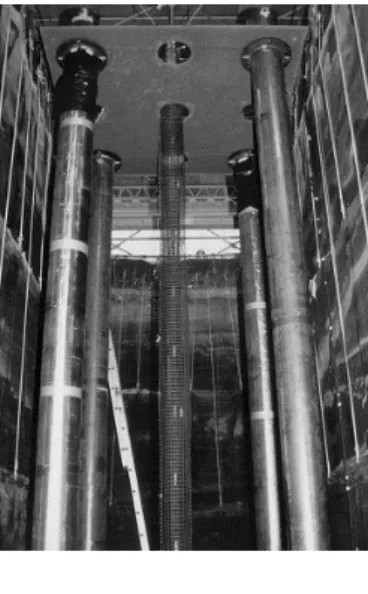 Fig. 10  The pile foundation model of the large-scale  Fig. 12  The pile foundation model of the centrifuge 