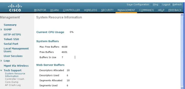 図 1：[System Resource Information] ページ