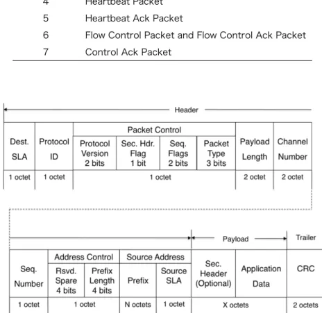 Figure 4-2: Structure of an SpW-R Packet  4.2.3.  SPW-R PACKET HEADER 