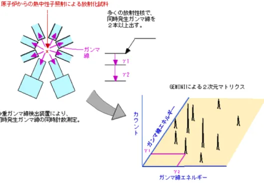 図 K.2  多重ガンマ線検出法 