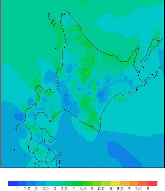 図  2-20  シミュレーション年変動幅[%] 