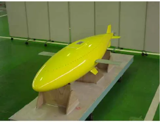 図 13  水中翼付探査機模型