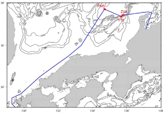 Fig. 1 Map of observation site in October 2018 