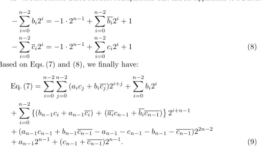 Figure 1 shows an example of partial products generated from bit-level trans- trans-formation with n = 8